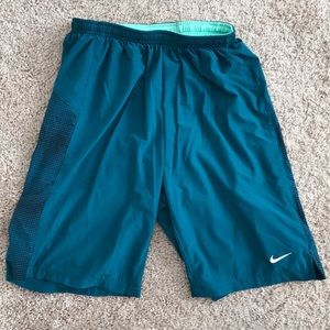 Nike Dri-Fit Pro Combat Green Workout Shorts S